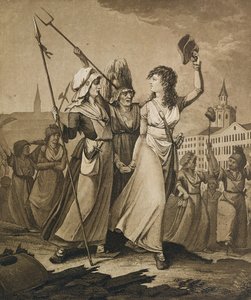Visvrouwen van Parijs, oktober 1789 door German School